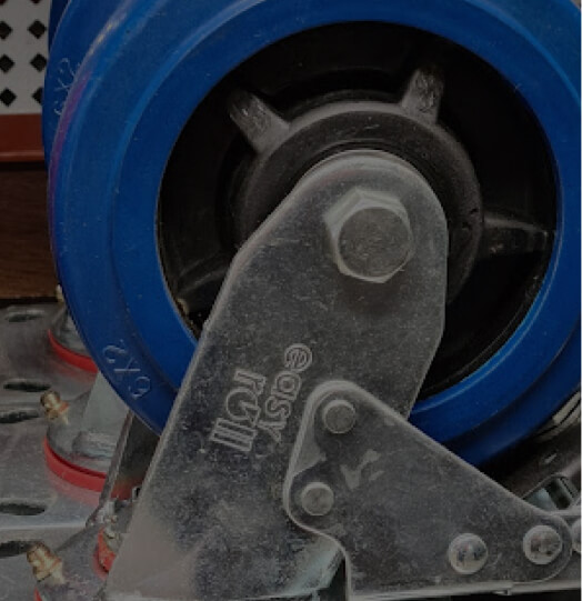 Blue Rubber Castors High-Quality Castors and Load Skates product available at Multi Rack