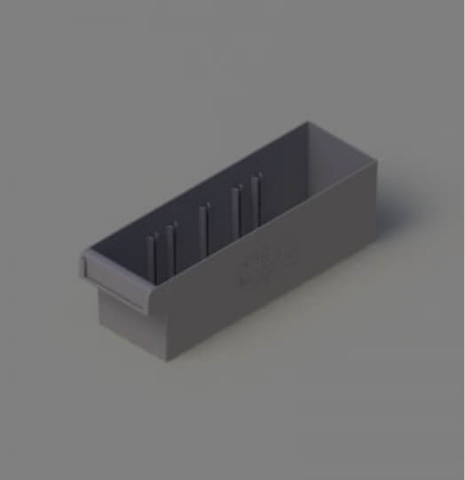 TT31 Spare parts Tray With 2 Dividers High-Quality Parts Bin product available at Multi Rack