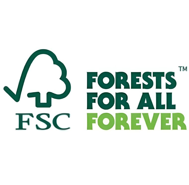 FSC Forests for all Forever Logo at Multi Rack