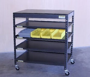 Rivit Rack Mobile shelving trolley at multi rack Mackay